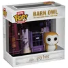 Image de Figurine - FUNKO - Bitty Pop Deluxe Barn Owl - Vinyle - Diorama acrylique - 6 5 cm