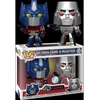 Image de Figurines Funko Pop Film Transformers Génération 1 Optimus Prime Et Megatron Métalliques