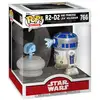 Image de Figurine funko pop deluxe star wars r2 d2 and princess leia hologram