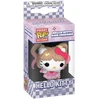 Image de Porte-clés Figurine Vinyle Funko Pocket Pop! Hello Kitty K-pop Blanc 4 Cm