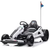 Image de Karting électrique pour enfants 12V vitesse 3-5 km/h   Expérience de conduite sportive et sécurisée pour les enfants Blanc
