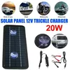 Image de Panneau Solaire - MOOHOP - 20W - Silicium Monocristallin - 18V - Énergie Solaire dAppoint