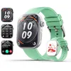 Image de LOSEI Montre Intelligente Femme Homme 47mm Suivi Santé SmartWatch pour Poignet 16-24cm 15j Autonomie 2.01 IP68 Android iOS Vert