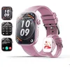 Image de LOSEI Montre Intelligente Femme Élégante 47mm Suivi Santé SmartWatch pour Poignet 16-24cm 15j Autonomie 2.01 IP68 Android iOS Rose