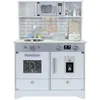 Image de Cuisine Enfant Multifonctionnelle 5 en 1 - ORYXEARTH - 60x29x80.5cm - Bois - Blanc Cassé - Mixte