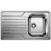 Image de BLANCO évier 1 bac + égouttoir BLANCODINAS 45 S 1328102 (er sur la droite - Acier Inox)