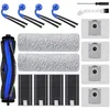 Image de Accessoires pour aspirateur Ecovacs Deebot X9 Pro Omni X9 Pro 1 brosse principale 2 rouleaux de lingettes 4 brosses latérales