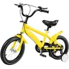 Image de Vélo Enfant 14 Pouces réglable en Acier au Carbone Vélo pour Enfant garçon Fille avec Roues stabilisatrices Convient pour 3 à 7 Ans