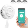 Image de Alarme incendie détecteur de fumée 10 ans dautonomie notification à distance compatible Smart Life partage 6 personnes