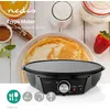 Image de Crêpière 30 cm 1000W Revêtement antiadhésif Réglage de la température Voyant Fond antidérapant 33 cm Familiale Haute qualité