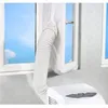 Image de 5.6M Joint de Fenêtre Kit De Calfeutrage Pour Climatiseurs Mobiles et Sèche-linge Voile de Vitre Blanc