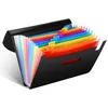 Image de Trieur 12 Compartiments A4 Chemise Papier Classeur Rangement Administratif Document Porte Dossier Bureau
