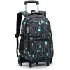 Image de Cartable à roulette - Nylon - Garçon - 32x18x49cm - 3 poches avant - Mixte