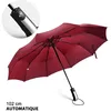 Image de Parapluie Automatique - Rouge - Anti Retournement Résistant Au Vent anti-uv - Hommes et Femmes