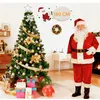 Image de Sapin de Noël Artificiel 180 cm COSTWAY Vert - Aiguilles en PVC - Support en Métal - Décoration de Fête pour Noël - 650 Branches