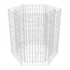 Image de Jardinière lit surélevé plantes fleurs jardin à gabion he x agonale 100 x 90 x 100 cm 02_0001324