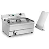 Image de Friteuse À Beignets Professionnelle Restaurant 30 Litres 9 000 W Zone Froide 14_0001770
