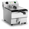 Image de Friteuse électrique professionnelle restaurant 13 litres 3 200 watts robinet de vidange zone froide 14_0001781