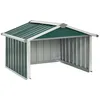 Image de Abri tondeuse robot de jardin 92 x 97 x 63 cm acier galvanisé vert 02_0022395