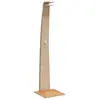 Image de Douche D'extérieur Beige 55 X 60 X 224 Cm Résine Tressée Bois Acacia 02_0042032
