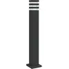 Image de Lampadaire D'extérieur Avec Sortie 80 Cm Aluminium Noir 02_0042531
