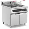 Image de Friteuse à induction professionnel 2 x 30 litres 60 à 190 °c acier inoxydable 14_0009093