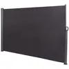 Image de Brise vue panneau pour jardin ou terrasse paravent d exterieur 300x180 cm en aluminium et tissu anthracite 10_0002978