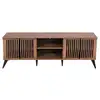 Image de Meuble tv avec quatre portes et six compartiments 55 x 166 x 41 cm mdf marron 04_0007866
