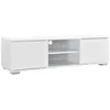 Image de Meuble TV bas téléviseur panneaux de particules 120 cm blanc 03_0002867