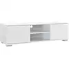 Image de Meuble tv bas téléviseur panneaux de particules 120 cm blanc 03_0002867