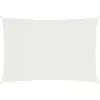 Image de Voile Toile D'ombrage Parasol 160 G/m² 3 X 6 M Pehd Blanc 02_0009022