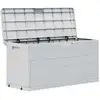 Image de Coffre Boîte Meuble De Jardin Rangement 280 Litres Gris Clair 02_0013025
