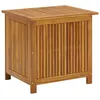 Image de Coffre Boîte Meuble De Jardin Rangement 60 X 50 X 58 Cm Bois 02_0013039