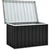Image de Coffre Boîte Meuble De Jardin Rangement Anthracite 109 X 67 X 65 Cm 02_0013057
