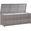 Image de Coffre Boîte Meuble De Jardin Rangement 120 X 50 X 60 Cm Résine 02_0013080