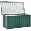 Image de Coffre Boîte Meuble De Jardin Rangement 129 X 67 X 65 Cm Vert 02_0013126