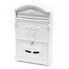 Image de Boite aux lettres design antique blanc boite postale murale courrier 16_0000061