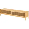 Image de Meuble Tv Design Bambou 180 X 40 X 38 Cm Naturel 03_0007874