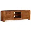 Image de Meuble Télé Buffet Tv Télévision Design Pratique Bois Massif Avec Finition En Sesham 120 Cm 2502164