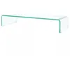 Image de Meuble Télé Buffet Tv Télévision Design Pratique Pour Moniteur 70 Cm Verre Transparent 2502255
