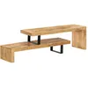 Image de Meuble Télé Buffet Tv Télévision Design Pratique Bois De Manguier Massif 2502132