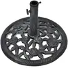Image de Pied Socle Base De Parasol En Fonte 35/38/48 Mm 12 Kg 48 Cm Noir 2202094
