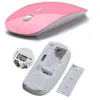 Image de Souris Ultra Plate pour PC ASUS Sans Fil USB Universelle Capteur Optique 3 Boutons Couleurs - Couleur:ROSE