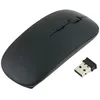 Image de Souris Ultra Plate pour MACBOOK APPLE Sans Fil USB Universelle Capteur Optique 3 Boutons Couleurs - Couleur:NOIR