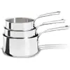 Image de Lot De 3 Casseroles Inox 16,18 Et 20 Cm De Buyer 3410.03