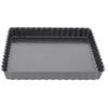 Image de Moule à tarte carré antiadhésif De Buyer - fond amovible - 23cm - Gris