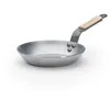 Image de Poêle - DE BUYER - Minérale B Bois 20 cm - Acier - Anti-adhésif - Poignée en bois