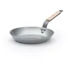 Image de Poêle - DE BUYER - Minérale B Bois 24 cm - Acier - Anti-adhésif - Poignée en bois