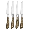 Image de Achille Coffret 4 Couteaux Steak Bois De Pakka Amefa - 255015mb02br4