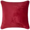 Image de Housse De Coussin Doudou Rouge 40x40 Cm